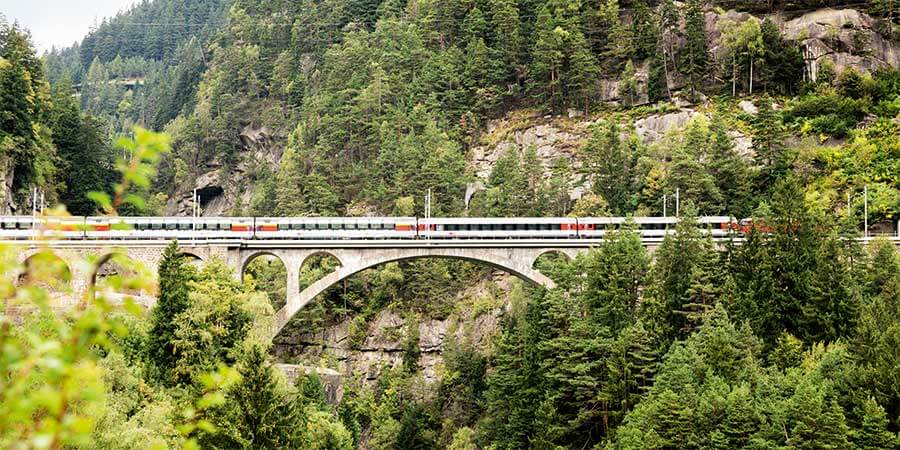 Journeying on the Gotthard Panorama Express
